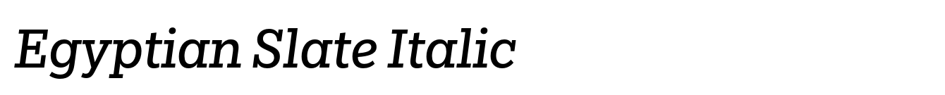 Egyptian Slate Italic image